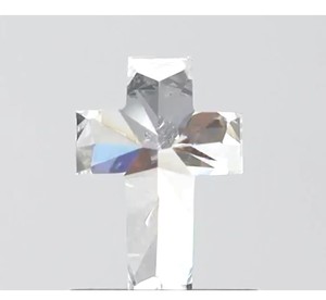 Diamant de laboratoire taillé en croix, couleur D-F, excellente finition, clarté CVD VVS-VS, pour la fabrication de bijoux pour femmes - Product Image 4