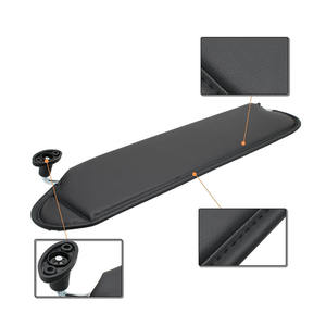 Pare-soleil 5EP35LAZA noir côté gauche pour Jeep Wrangler TJ 1997-2002, installation par vis, matériau en cuir - Product Image 4