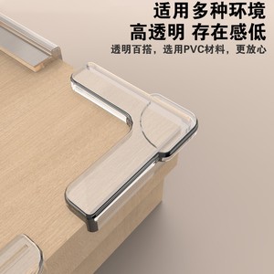 L-Shaped Silicone Anti-Collision <b>Corner</b> <b>Protectors</b> For Window Edges Easy Installation Minimalist Design - Product Image 5