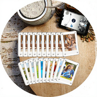 Cadre photo Instax Mini double face imprimé UV de 3,5 pouces en acrylique transparent magnétique pour réfrigérateur et décoration de cuisine – Vente en gros