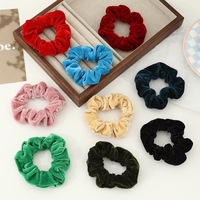 Chouchous en velours pour femmes, 30 pièces, chouchous pour filles, sans dommage, doux, pour cheveux épais ou fins, attaches pour queue de cheval, lot cadeau tendance