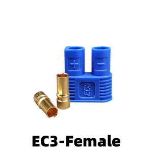ชุดขั้วต่อ EC2 EC3 EC5 EC8 แบบหัวกระสุน - ชุบทอง 10A-100A 500V ปลั๊กกระแสสูง ตัวผู้/ตัวเมีย สำหรับแบตเตอรี่ RC LiPo มอเตอร์โดรน - Product Image 6