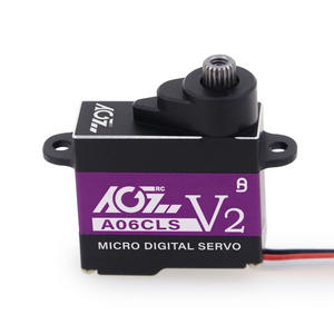 A06CLS-V2 7g Moteur à couple élevé 3KG avec engrenage en titane sans noyau en plastique F3P pour avion GLD - Product Image 1