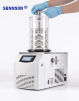 Lyophilisateur à cloche de laboratoire avec écran tactile, pompe et chauffage électrique pour la recherche en laboratoire et la production en petites séries