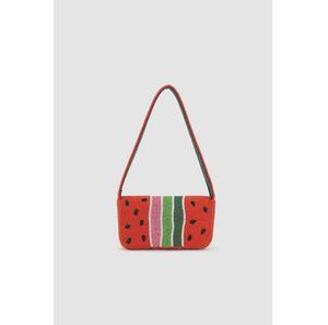 Sac à main à bandoulière brodé de perles de rocaille artisanales luxueuses avec sangle réglable de qualité supérieure - Product Image 5