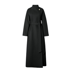 Cappotto <span class=keywords><strong>in</strong></span> cashmere a doppia faccia con colletto di fascia alta da donna nel paragrafo lungo 2022 autunno e inverno nuovo temperamento <span class=keywords><strong>tweed</strong></span> <span class=keywords><strong>in</strong></span> lana allacciata - Product Image 5