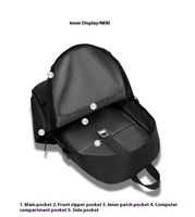 Waterproof 15.6 Inch Laptop Backpack Men Business Travel Backpack Large Capacity Multi-functional Bag with USB Charging Port