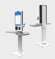Colonne métallique épaissie personnalisable + Base large antidérapante + Comptoir de support de charge SCPOS Machine de paiement en libre-service SDK