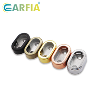 Le tube artistique de garde-robe de matériel de meubles en alliage de zinc durable soutient le support de vêtements pour des applications d'hôtel de cuisine