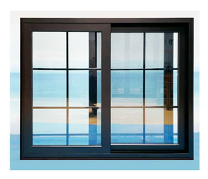 <span class=keywords><strong>Puerta</strong></span> <span class=keywords><strong>Corredera</strong></span> de Patio Posmoderna de PVC y Madera Maciza con Vidrio Templado/Laminado para Cocina/Patio, Insonorizada y Resistente a Huracanes - Product Image 5