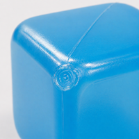 Glaçons réutilisables personnalisés en plastique pour boissons, en silicone transparent, réutilisables, non diluants, sans BPA, colorés, fabricant et fournisseur OEM