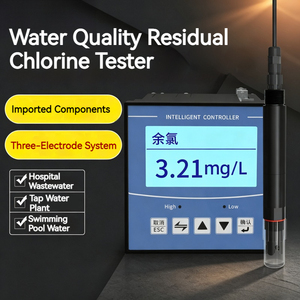 Capteur de chlore résiduel en ligne, mesureur de chlore libre avec contrôleur pour la surveillance de la désinfection de l'eau potable et des piscines - Product Image 1