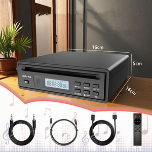 Lecteur CD Hi-Fi avec Bluetooth et sortie optique, convertisseur audio numérique USB et rippeur de CD prenant en charge le format WAV pour home cinéma - Product Image 3