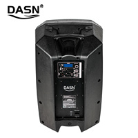 Système de sonorisation actif professionnel DASN SCK15DC 15 pouces 2 voies 500W RMS DSP en plastique pleine fréquence pour DJ, scène, maison, audio
