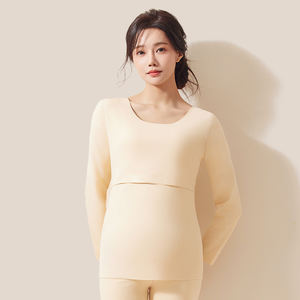 3066 <span class=keywords><strong>sous</strong></span>-vêtement thermique Plus velours chaud Lingerie femmes vêtements thermiques <span class=keywords><strong>ensemble</strong></span> femme 2 pièces vêtements chauds longs Johns pour la maternité - Product Image 5