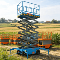 Plateforme élévatrice électrique portable à ciseaux, plateforme de levage hydraulique mobile, acier haute résistance, alliage d'aluminium, 500 kg