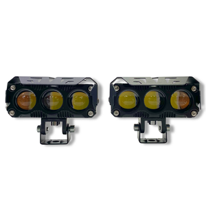 Projecteur <span class=keywords><strong>antibrouillard</strong></span> super lumineux à 3 lentilles LED pour <span class=keywords><strong>moto</strong></span> et voiture - Product Image 3