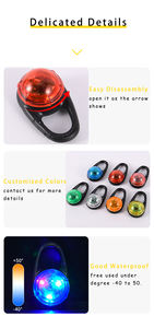 Tag Hewan Peliharaan Tahan Air Bercahaya di Malam Hari, Mudah Diketahui Kedudukannya, Dapat Diisi Ulang via USB, Liontin LED untuk Anjing, Lampu Jepit di Kalung - Product Image 3