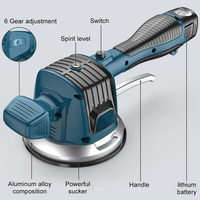 Vibrateur professionnel multifonction de qualité industrielle réglable pour pose de carreaux, outil à ventouse 150W pour carreaux de 60x60cm