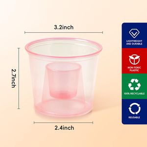 Bền 4oz dùng một lần máy bay ném bom ly cho các bên đám cưới Tạ Ơn Halloween Giáng sinh màu nhựa drinkware - Product Image 3