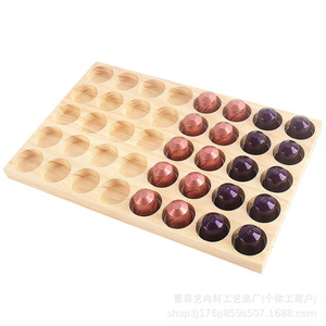 Organizador de Cápsulas de Café de Madera para 40 Cápsulas, para Encimera de Cocina o Escritorio - Product Image 5