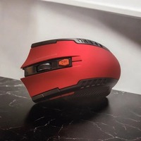 Souris sans fil à anneau pour doigt, 2,4 G, mini souris optique pour ordinateur, rechargeable, design ergonomique pour ordinateur portable et ordinateur de bureau