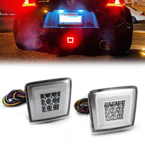 Kit de feux antibrouillard LED pour pare-chocs pour <span class=keywords><strong>Nissan</strong></span> 370Z 2009-2019, <span class=keywords><strong>Juke</strong></span> Nismo 2013-17, feux de freinage rouges, feux antibrouillard arrière blancs, feux de recul LED - Product Image 6