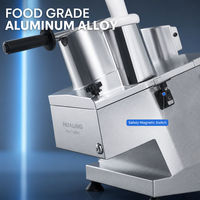 Trancheuse à légumes automatique multifonctionnelle en acier inoxydable Hualing, moteur en cuivre pur, capacité de 300 kg/h