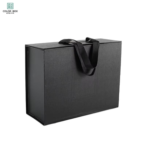 Custom-Made Luxury Folding Gift <strong>Box</strong> <strong>with</strong> Magnetic Fastener Personalized Logo Luxury Cardboard Handle Fast Shipping Paper Boxes - Product Image 5