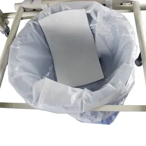 Sacs de doublure de Commode pour personnes âgées et Patients malades pour cuvette de toilette Portable ou pot de chaise doublures en plastique Commode-preuve de fuite