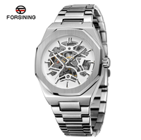 FORSINING FSG8198073 Modische Herrenuhr Automatische Mechanische Uhr Leuchtende Uhr