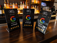 Carte NFC RFID personnalisée réutilisable pour avis Google, autocollant NFC, support d'avis NFC en PVC époxy, adapté aux avis des boutiques