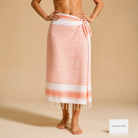 Serviette de plage turque d'été à rayures tissées 100x180cm, franges, Peshtemal, pour gym, yoga, pique-nique, très absorbante, séchage rapide