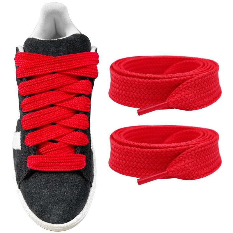 Olian 1.8cm Extra Large MCQueens Lacets De Chaussures Unisexe Polyester Lacets é - Foto 9