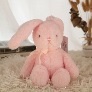 ตุ๊กตากระต่ายนั่งน่ารัก ขนาด 25 ซม. 5 สี น้ำตาล ชมพู ครีม ม่วง ของขวัญน่ารักสำหรับเด็กผู้หญิง ของขวัญรับปริญญา ตุ๊กตาขนนุ่ม - Product Image 4