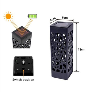 Lanterne led solaire d'extérieur imperméable pour pelouse, cour, patio, lampes suspendues - Product Image 3