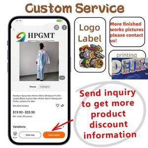 定制新款刺绣女式风衣跟踪套装轻质超大平纹尼龙透气秋季2件套男式 - Product Image 6