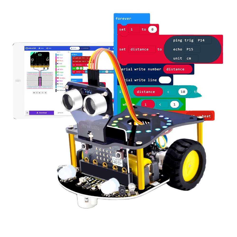 Mini equipo elegante del coche del robot KS0426 sin tablero