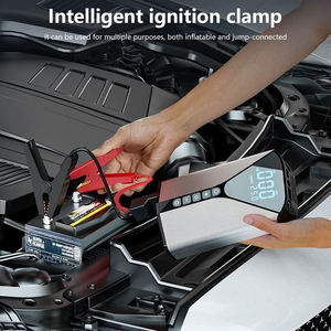 10000mAh ABS Compressor de Ar Pneus Inflator Jump Starter 1000A 150 Psi Portátil Ferramenta de Emergência Do Carro Digital Pressure Gauge - Product Image 5