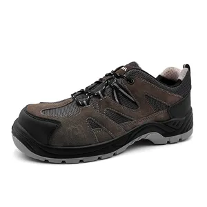 도매 CE s3 좋은 가격 미끄럼 방지 방수 스웨이드 가죽 스틸 발가락 남성 안전 신발 작업자를위한 무거운 의무 부츠