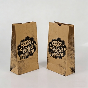 Sacs d'emballage en papier thermoscellés frites micro-ondes pop-corn pour sac de collation sandwich alimentaire - Product Image 2