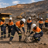 Ensemble uniforme de travail haute visibilité pour travaux routiers, veste et pantalon cargo réfléchissants, sur mesure OEM