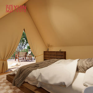 Structure en bois solide luxe glamping Safari Hotel <span class=keywords><strong>House</strong></span> tentes Glamping Resort tente à vendre - Product Image 4