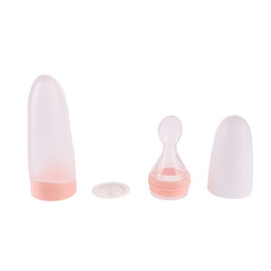 <span class=keywords><strong>Lohas</strong></span> 100% 식품 학년 실리콘 아기 피더 스푼 실리콘 아기 먹이 세트 - Product Image 5