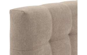 Base de lit moderne réglable capitonnée en velours/lin avec <span class=keywords><strong>sommier</strong></span> à ressorts métalliques/bois/à poches/en mousse - Product Image 4