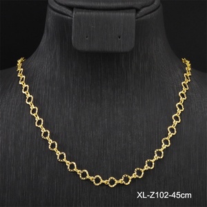 Chaîne cubaine en laiton plaqué or pour homme, design hip-hop, collier long, prix de gros Jxx 2022 - Product Image 6