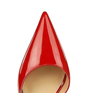 Zapatos de Tacón Alto Rojos Minimalistas de Moda Estilo Europeo y Americano, Tacones Delgados, Zapatos de Tacón Alto para Mujer - Product Image 5