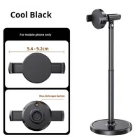 Support de téléphone magnétique en silicone et métal de haute qualité avec clip auto-ouvrant pour bureau, compatible avec les modèles 4-7