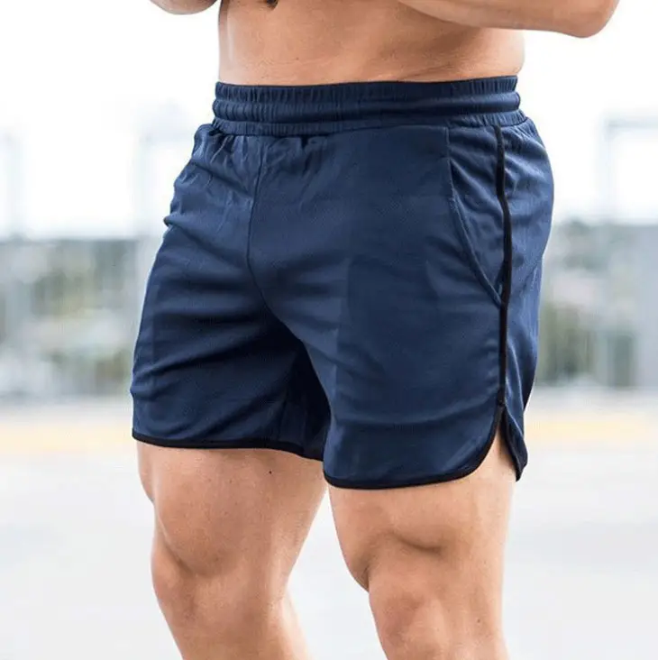 Wholesale Custom Men's Zipper Pockets Mesh Sport Basketball Gym Running Workout Sweat Active Athletic Performance Shorts