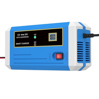 Chargeur de batterie intelligent à impulsions 12V/24V 10A pour moto et voiture, alimentation électrique ABS, chargeur de réparation à impulsions OTP SCP pour batteries au plomb-acide
